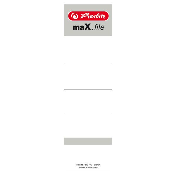 back-up label maX.file 8cm white 10 pieces