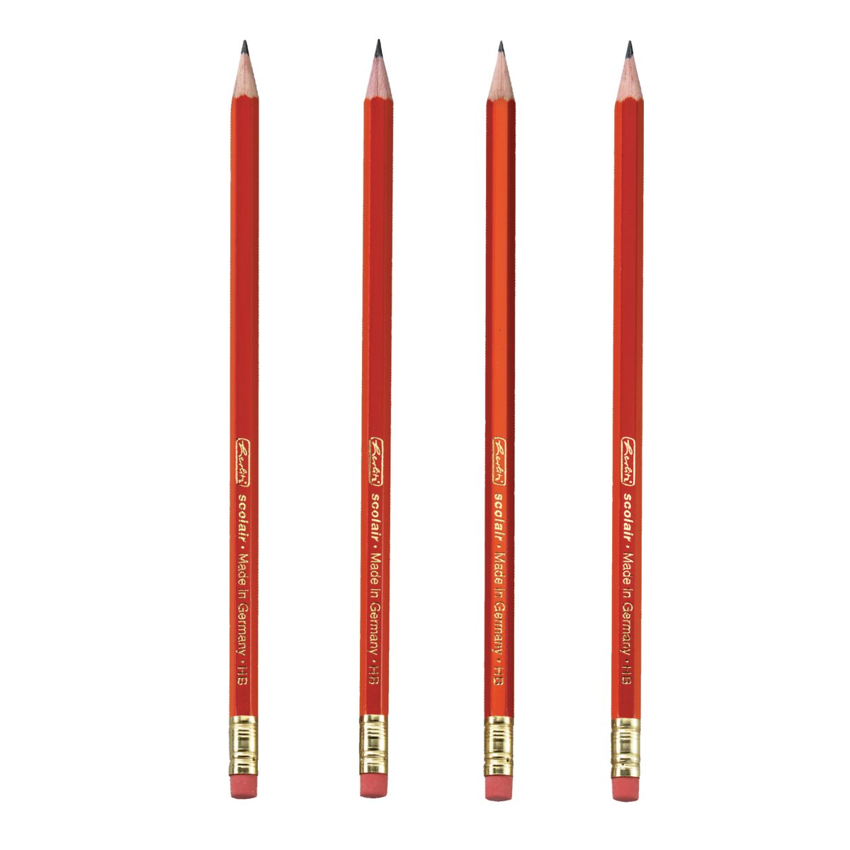 pencils Scolair HB with tip 4 pieces on blister card - Herlitz