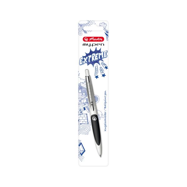 Ballpoint pen my.pen white/black