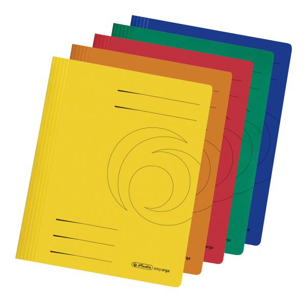 flat file A4 manilla folded assorted colours
